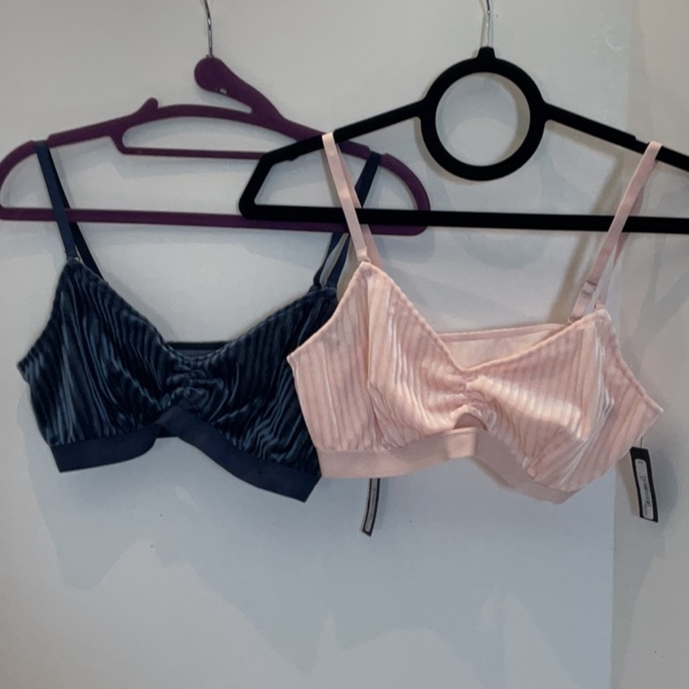 Elegant Women's Intimates Set - Pink and Blue